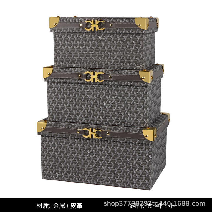 Gray storage box