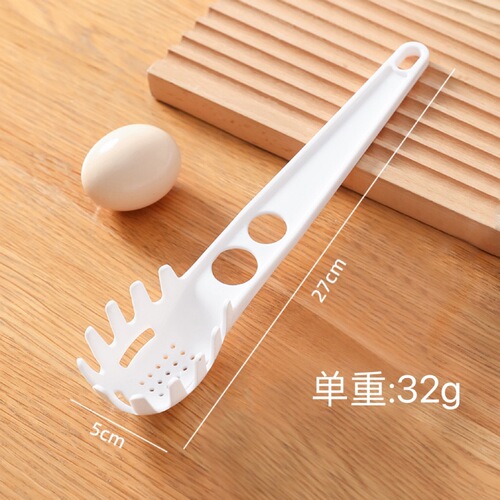 Multifunctional noodle scoop, household kitchen egg yolk separator, egg white separator, multi-hole creative egg scoop