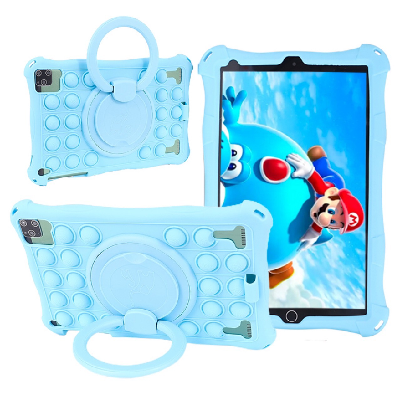 Suitable for 10-inch three-camera new domestic flat universal leather case protective case bracket rotating portable case