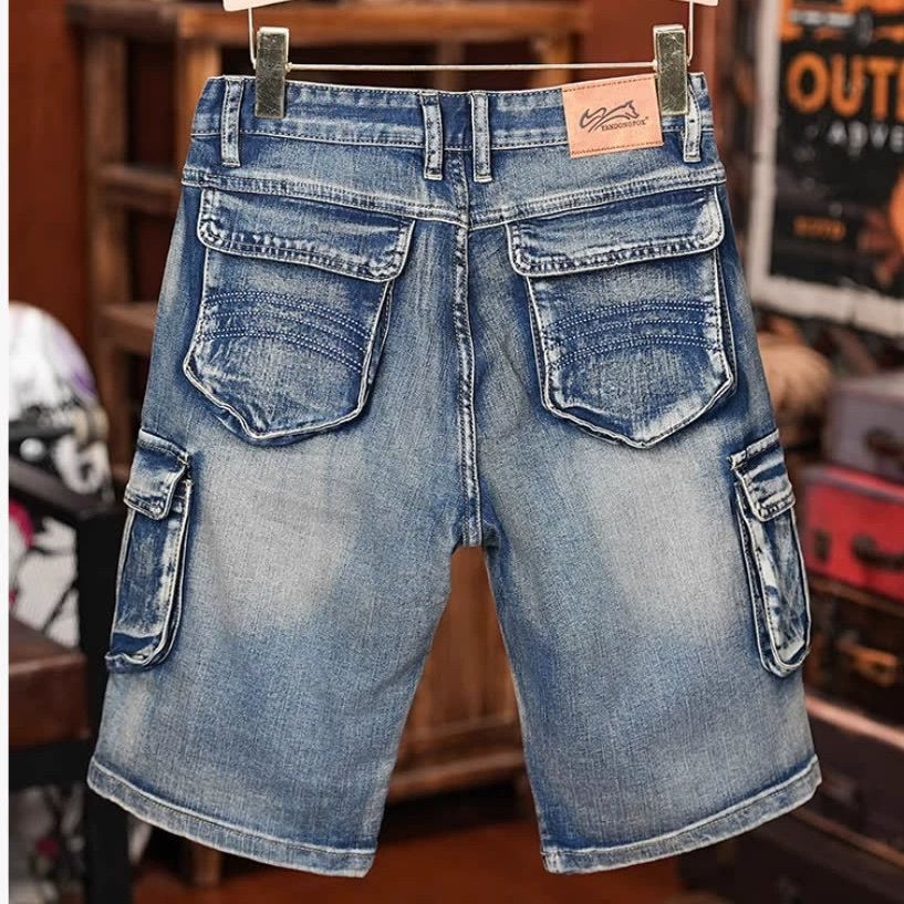 Джинсовая юбка, летние шорты, объемные брюки для отдыха, oversize