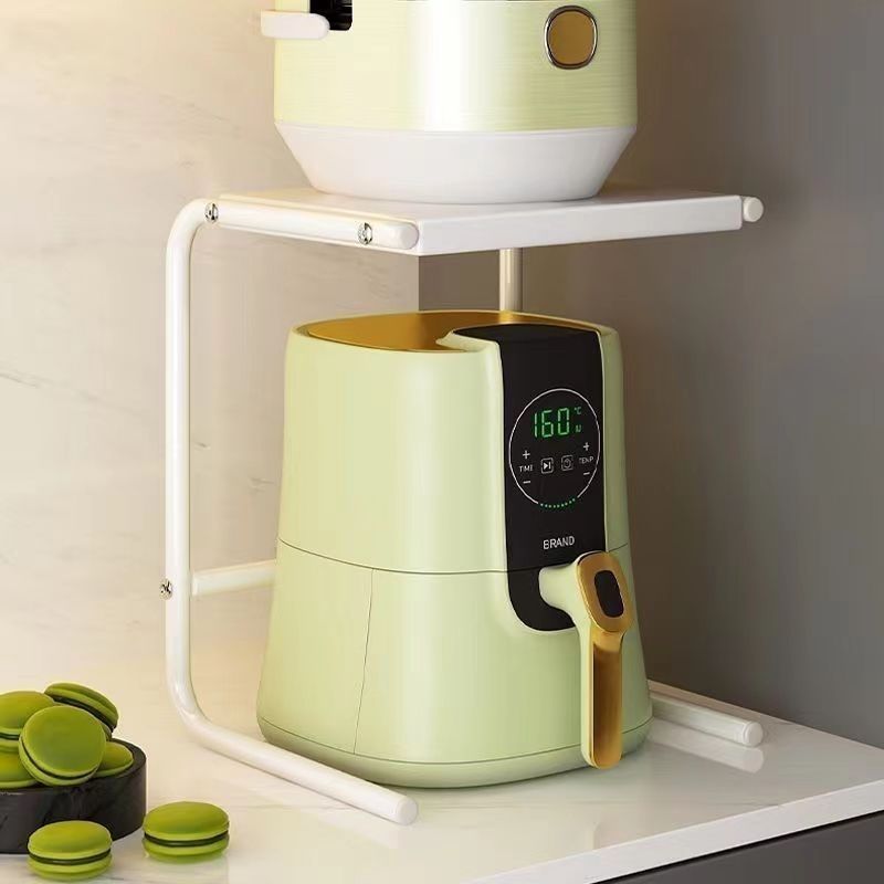 キッチン収納ラック多層家庭用電子レンジ炊飯器オーブンエアフライヤーカウンタートップ多機能収納ラック|undefined