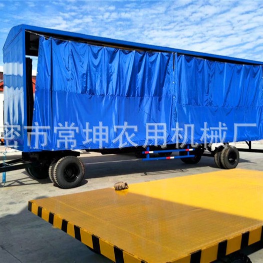厂家供应  20吨雨棚拖车  厂内运输车   货物运输车