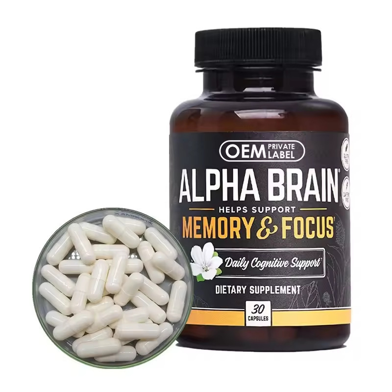 Cross-Border Alpha Brain Premium Nootropic Brain Capsules Supplement Cross-Border Alpha Brain Premium Nootropic Brain Capsules Supplement