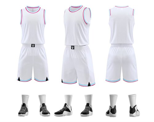 Adult Basketball Uniform Set High-end Digital Printing Custom Team Jersey Training Exercise Bulk Printing Team Apparel