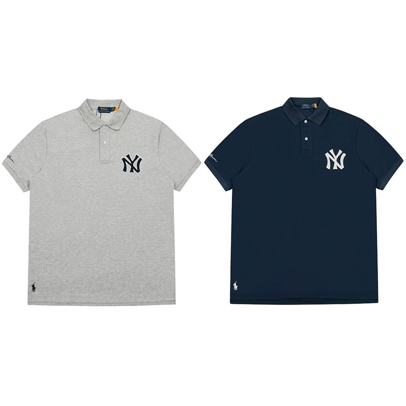 In-Stock Rl Ralph Lauren Classic Embroidered Horse Logo Polo Short-Sleeve T-Shirt with Split Hem at the Bottom In-Stock Rl Ralph Lauren Classic Embroidered Horse Logo Polo Short-Sleeve T-Shirt with Split Hem at the Bottom