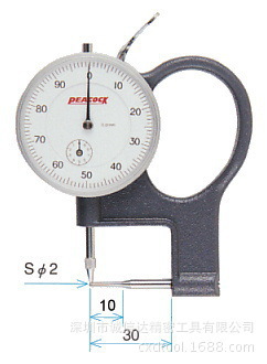 日本孔雀PEACOCK测厚仪管壁测厚表P-1/P-2/P-3