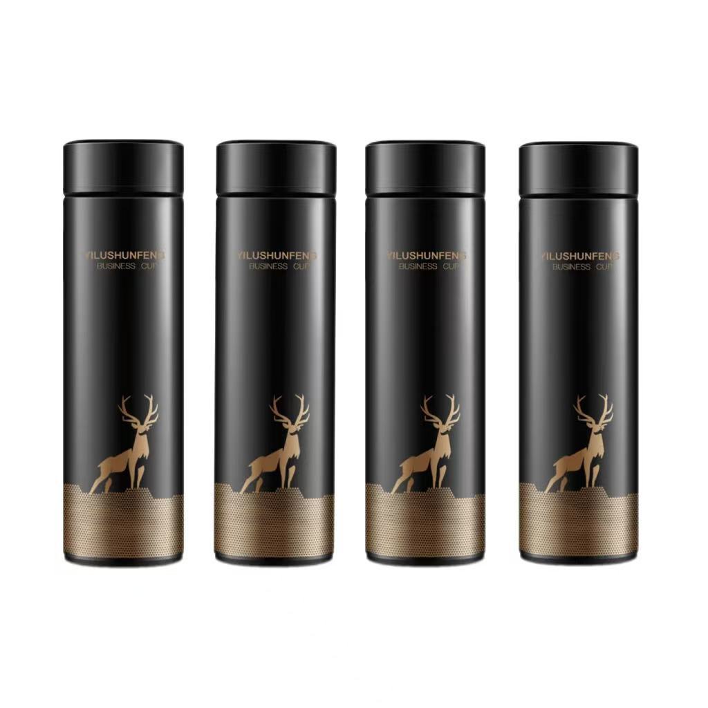 Taza de vacío inteligente Taza de agua recta de negocios de acero inoxidable 304 Pantalla de temperatura Taza de regalo publicitaria Logotipo personalizado