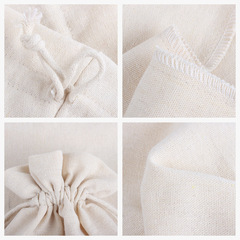 空白大米茶葉包裝袋棉麻布束口袋酒袋外貿版禮品收納帆布袋子