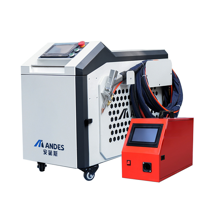 Venta directa de fábrica Máquina de soldadura láser de mano Andes Máquina de soldadura multiusos de limpieza y eliminación de óxido de soldadura cuatro en uno