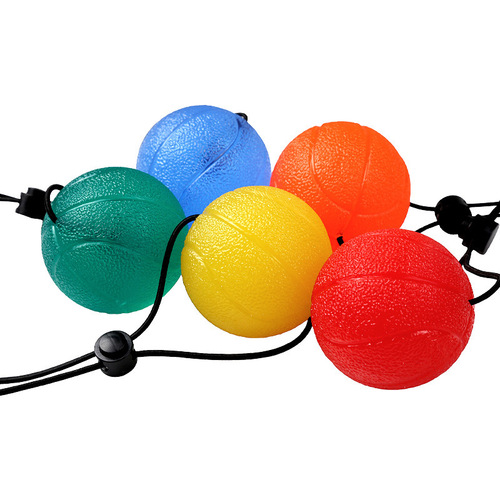 Anti-drop hand grip ball with rope for men and women to exercise their fingers for massage, leisure and decompression fitness equipment