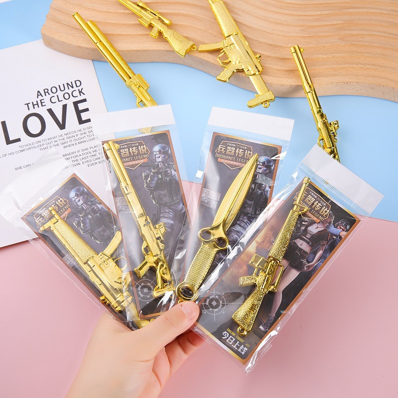 Children's Plastic Creative Weapon Model Boys and Girls Toys Gifts Mini Weapons Kindergarten Exquisite Small Gifts