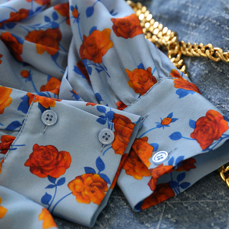 Elite silk retro spring shirt