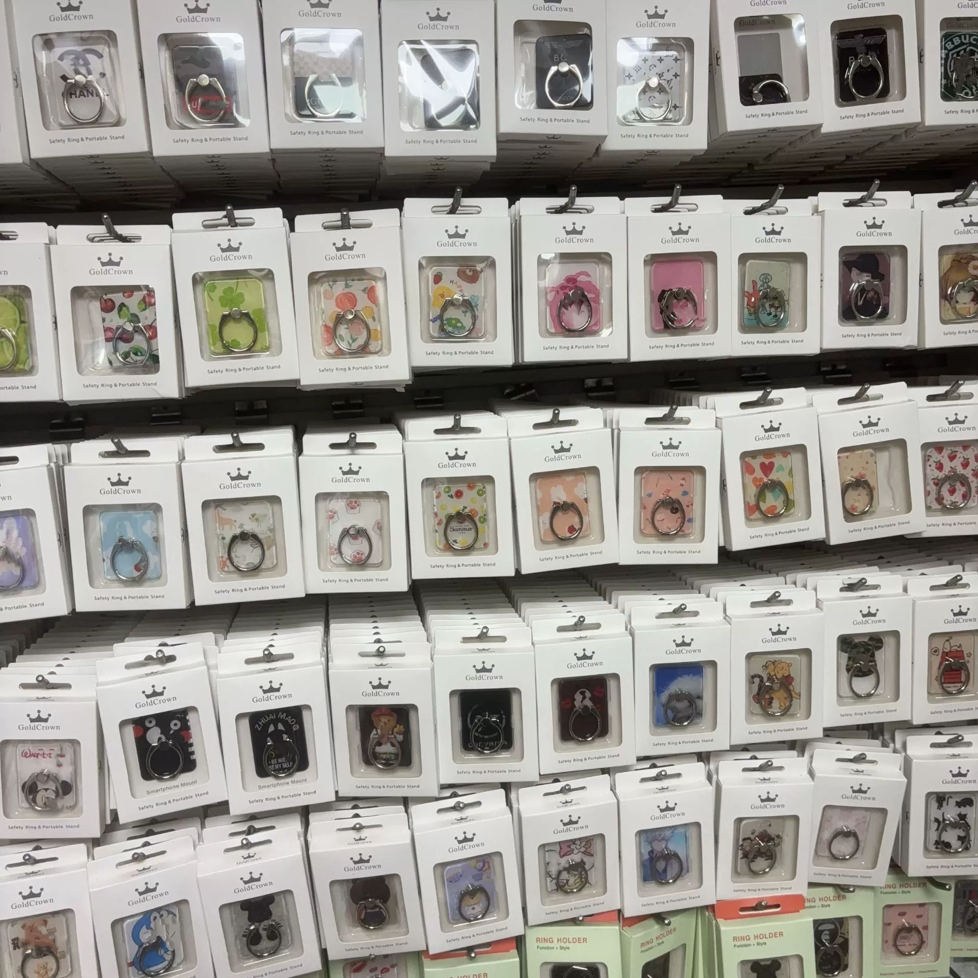 Мультяшный кристалл кольцо пряжка анти-падение вращающееся кольцо кронштейн для защиты мобильного телефона креативный новый ленивый кронштейн