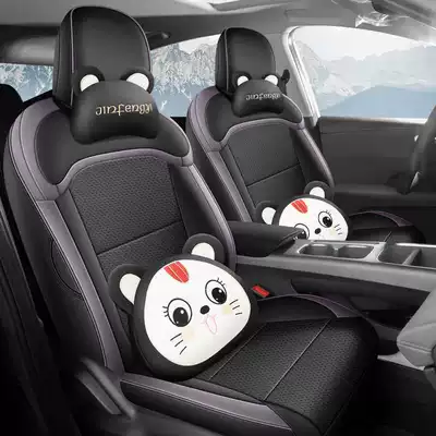 with all-season, fully enclosed seat cushions, Modelə uyğun (Original) oturacaq örtükləri - black-and-purple-cartoon-version-note-the-model-year-front-row-fully-covered-rear-row-partially-covered