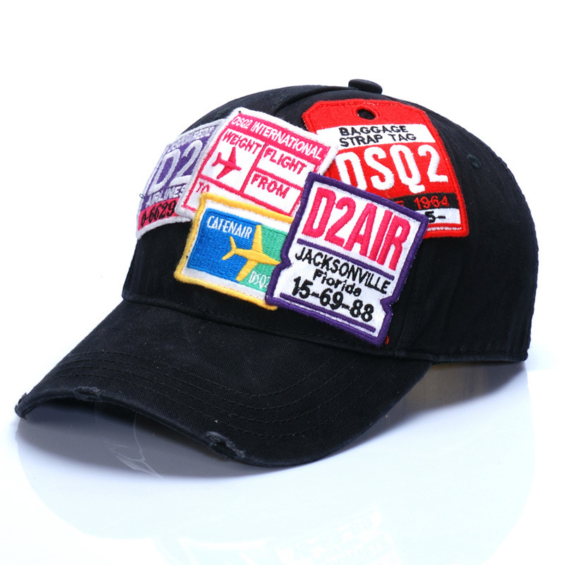 Europa y Estados Unidos bordados gorras de béisbol para hombres y mujeres sombreros de sol nuevos sombreros de alta gama sombreros de marea