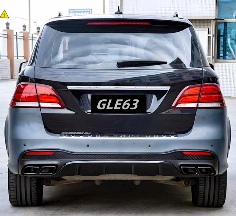Suitable for Mercedes-Benz GLE320 GLE 400 450 W166 modified GLE63AMG to surround the front and rear bars, tail throat and rear lip