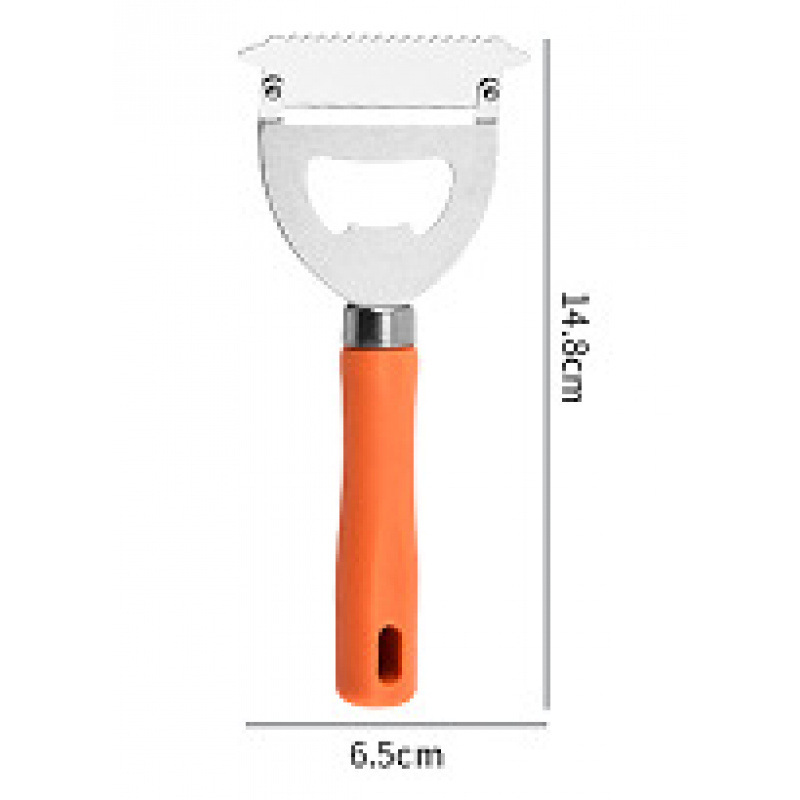 Fábrica directa nueva tarjeta de succión cuchillo de cocina de cuatro piezas juegos multifuncionales cuchillo de frutas tijeras planador de verduras utensilios de cocina