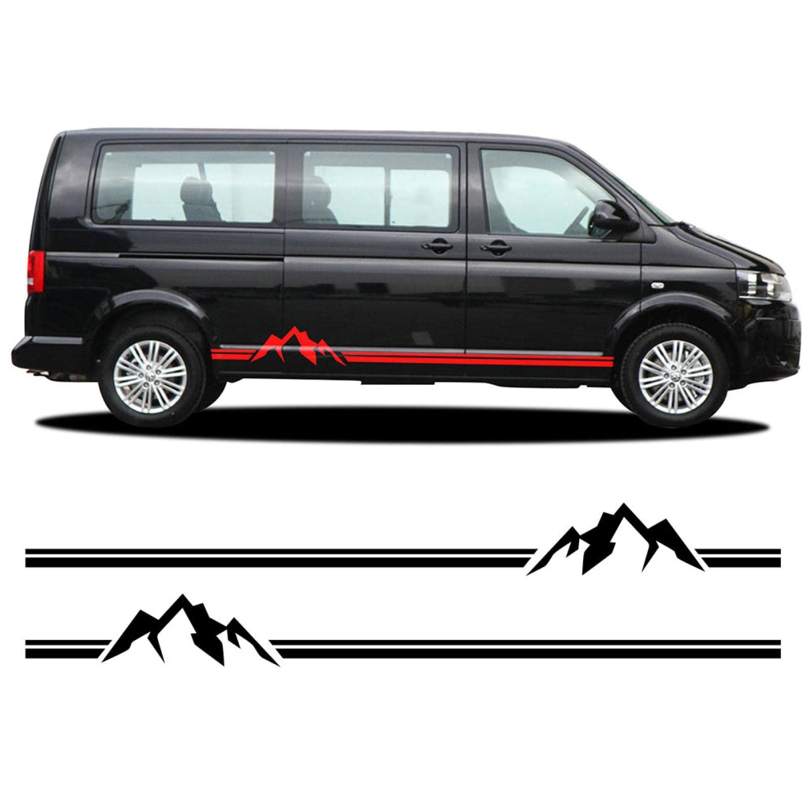 适用于大众VW Transporter T4 T5 T6车贴车身贴纸侧裙贴A2173
