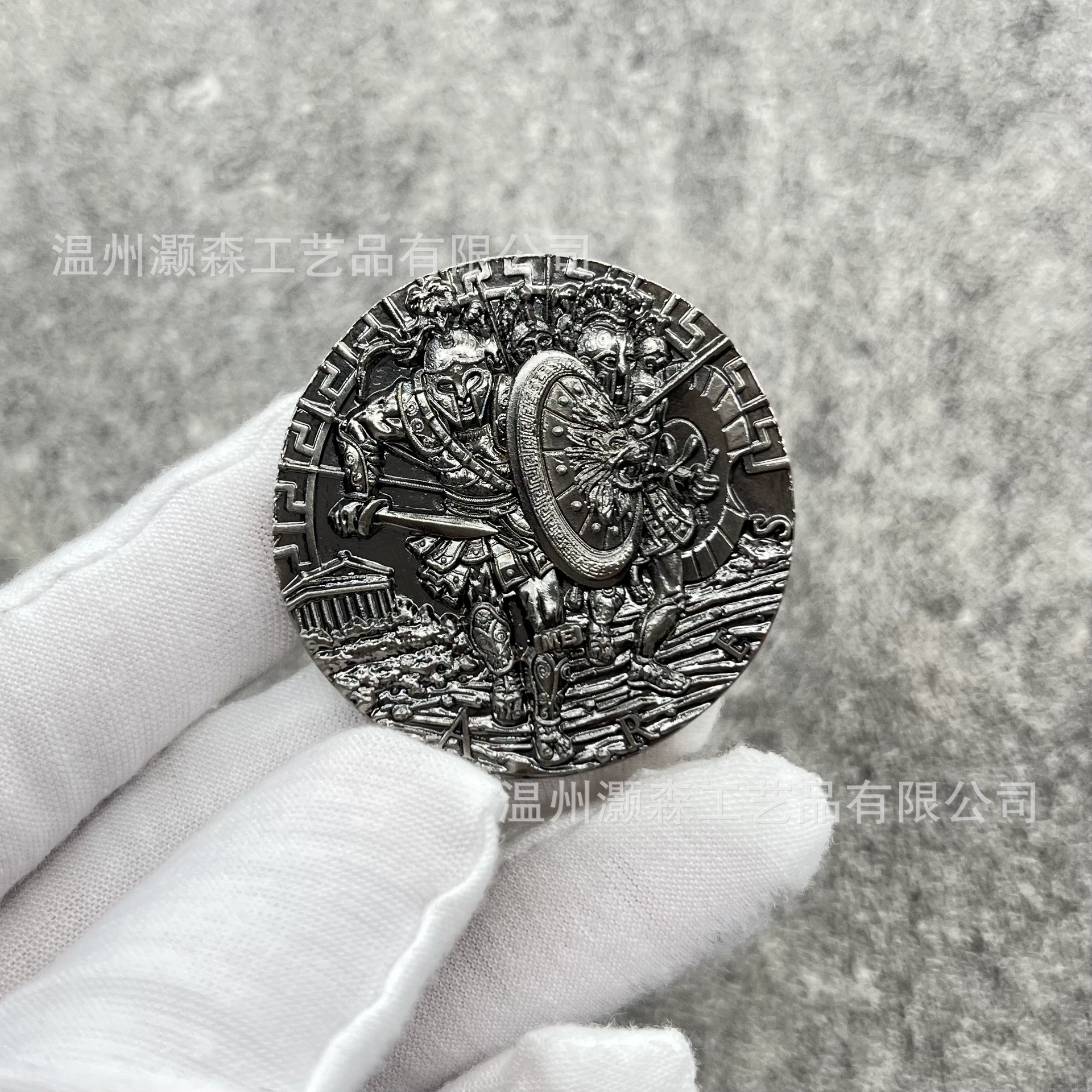 Металлические памятные монеты с трансграничной тематикой, стереорельефные черные никелированные памятные медали, металлические значки ручной работы