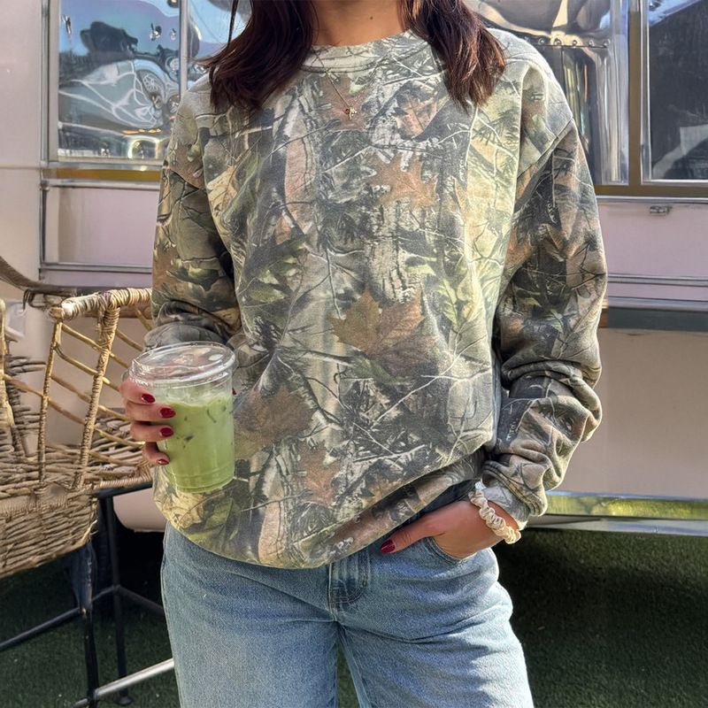 凯阔欧美简约气质风印花长袖毛衣女卫衣女装2025秋冬亚马逊独立站|undefined