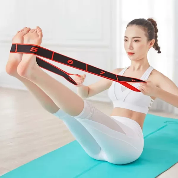 Digital Resistance Elastic Band for Gymnastics, Yoga, Stretching, Men's and Women's Fitness, Leg Strength Training, Dance Training, Stretching
