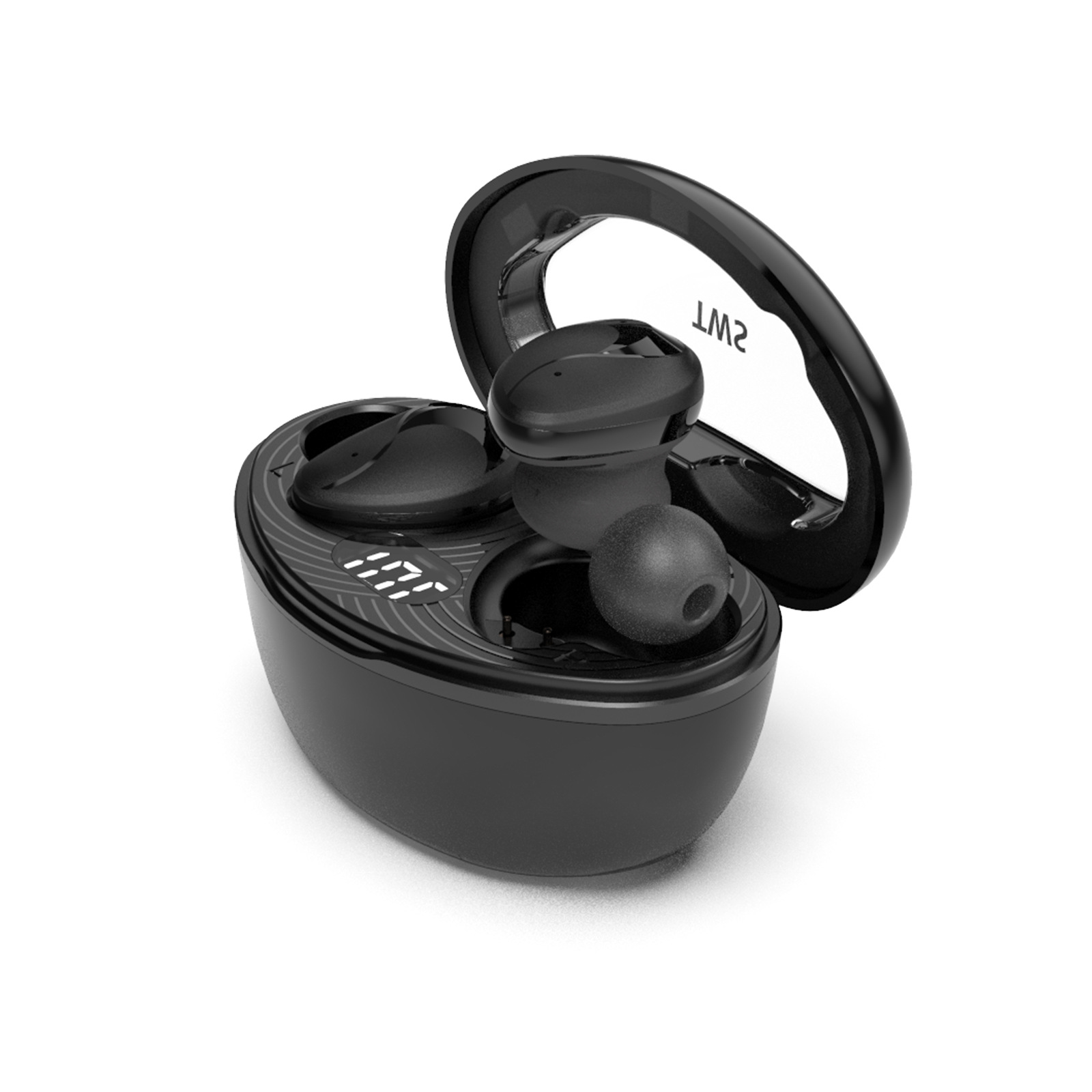 Doble reducción de ruido del micrófono mini Real Wireless Bluetooth headset Pantalla de energía ENC auriculares Bluetooth estéreo auriculares Bluetooth