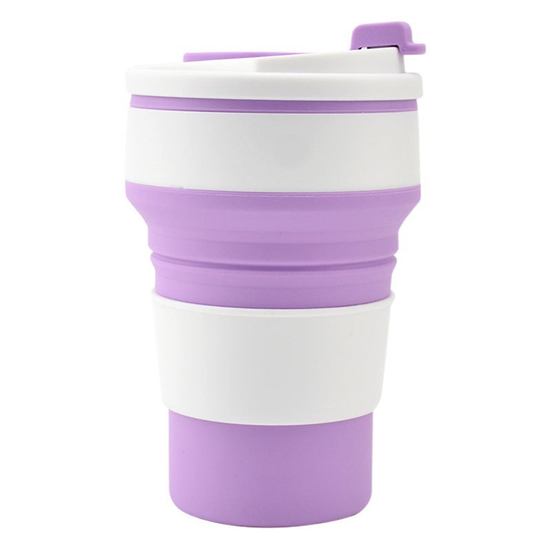 De silicona plegable taza de agua portátil de viaje taza de deportes al aire libre camping portátil plegable taza de café taza de agua de viaje