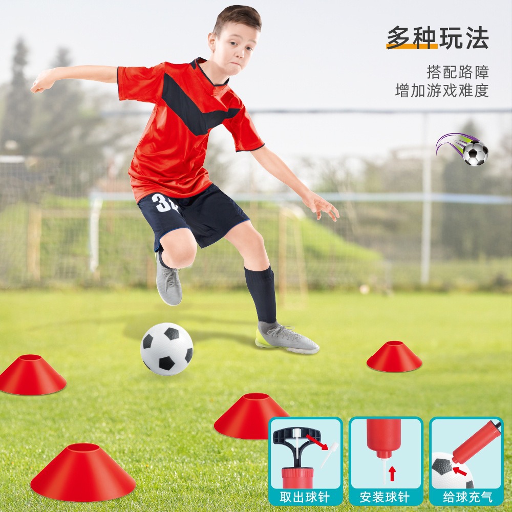 Juegos de fútbol transfronterizos infantiles portátiles de entrenamiento plegable puerta de fútbol interactiva padre-hijo conjunto de juguetes interiores y exteriores