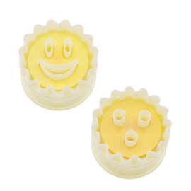 塑料饼干弹簧模具笑脸曲奇饼干模具巧克力蛋糕切模DIY烘焙工具