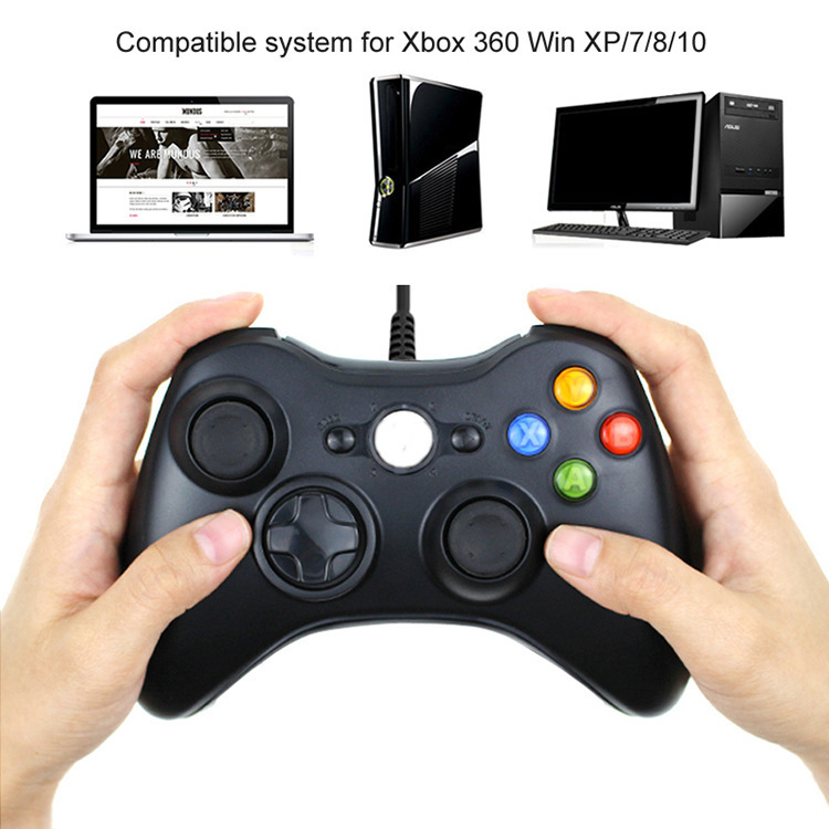 Xbox 360有線ゲームハンドルパソコンテレビ本体用振動PC/PS3/アンドロイドハンドル|undefined