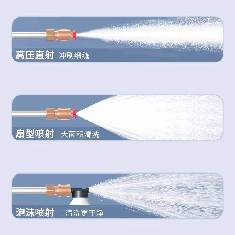 百羽无线洗车机锂电池水枪高压强力水泵家用车用神器大功率便携式