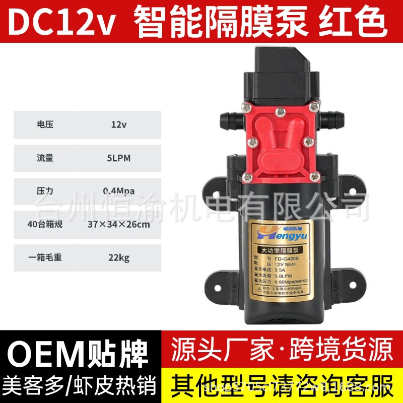 DC12V 噴霧器インテリジェントダイヤフラムポンプマイクロダイヤフラムポンプ DC 車洗浄ダイヤフラム圧力|undefined