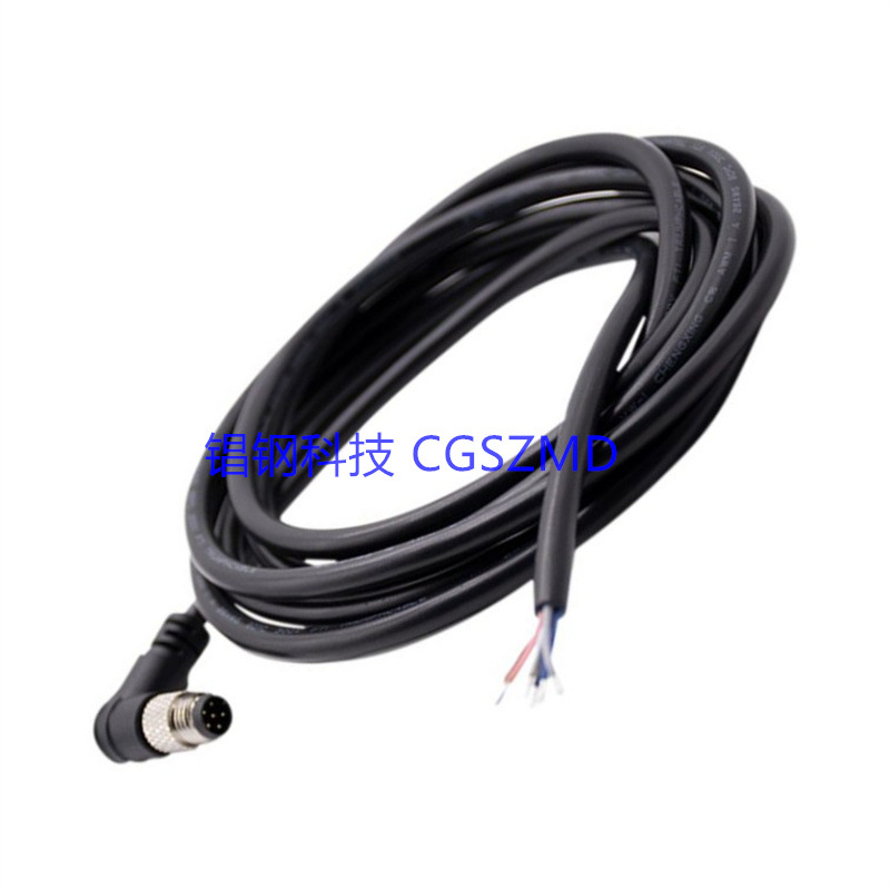 M12 Plug 5 Poles Straight Wire Panel Mount M12 ��ͷ 5о����