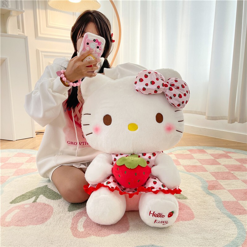 新品kt猫ぬいぐるみぬいぐるみ人形キッズ女の子女の子抱き枕プレゼント引き換え人形|undefined