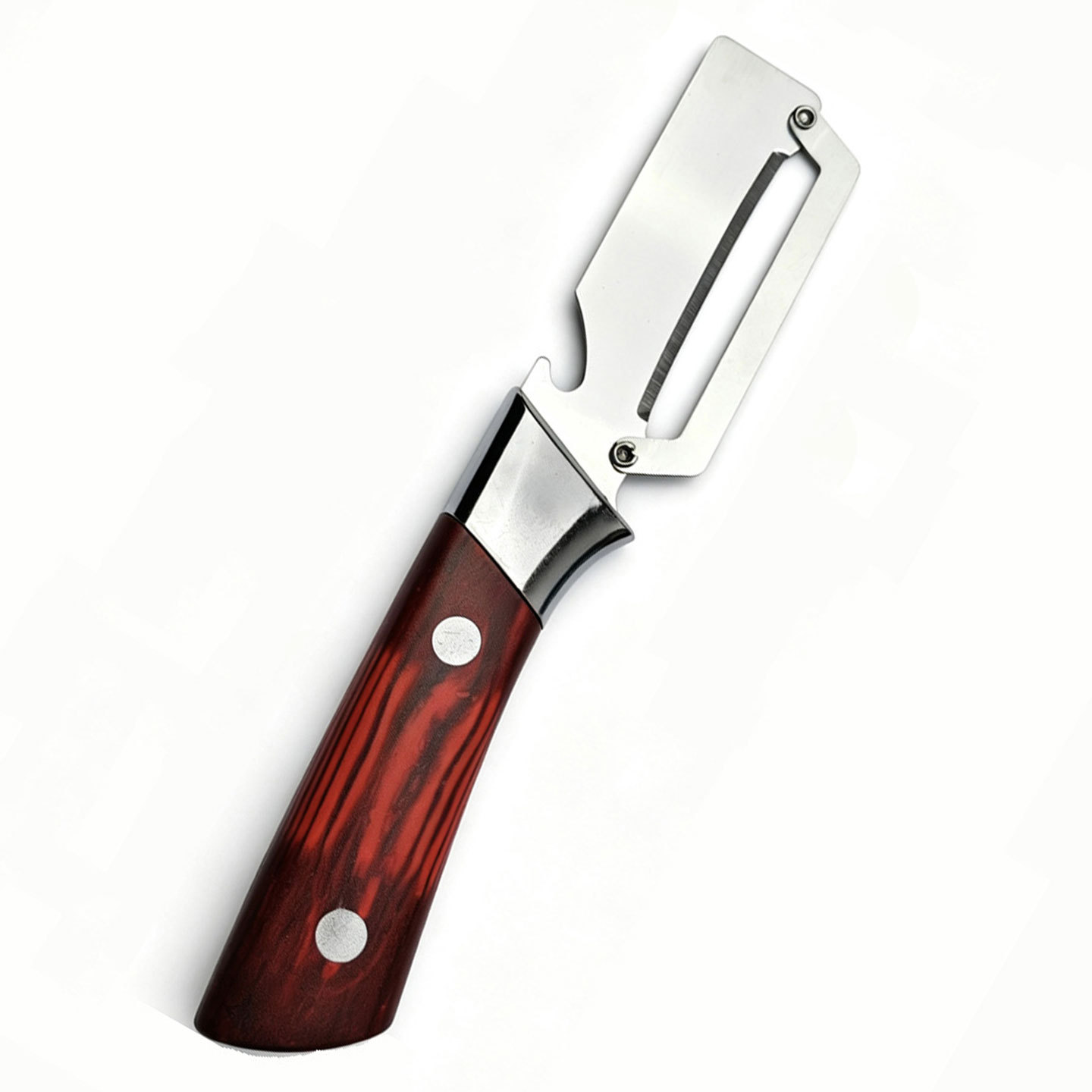 Cortador de cebollas multifuncional doméstico abre botellas de cocina cortador de alambre diseño de mango de cuchillo de artefacto para ahorrar mano de obra cortar verduras y abrir botellas 2 - en - 1 image 25
