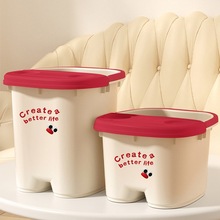 泡脚桶高深桶洗脚盆过膝小腿保温塑料按摩加高厚家用养生桶足浴桶