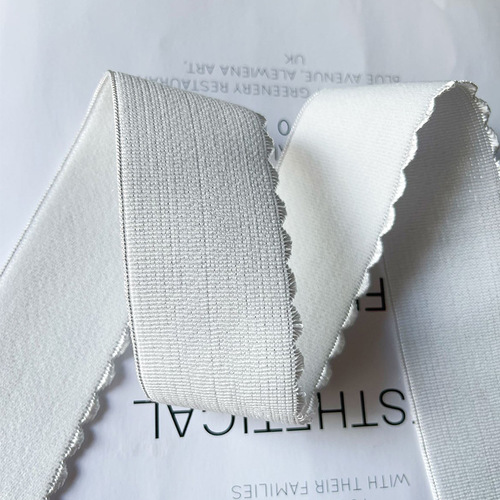 High elastic crescent lace elastic band, tooth edge skin-fitting underwear suede elastic band, tooth edge elastic band accessories