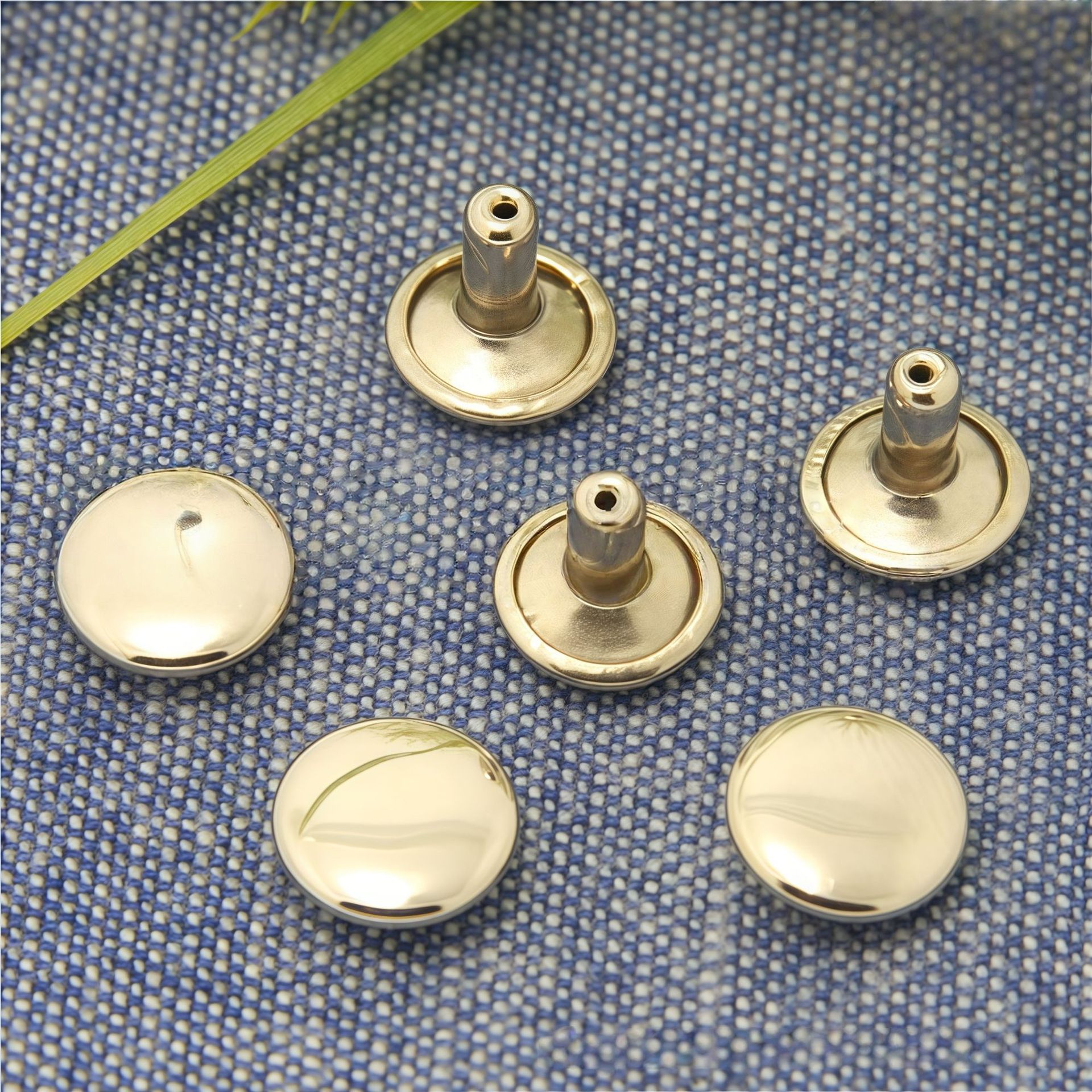 现货供应 优质铜铆钉撞钉 双面帽钉 箱包金属钉 颜色规格齐全