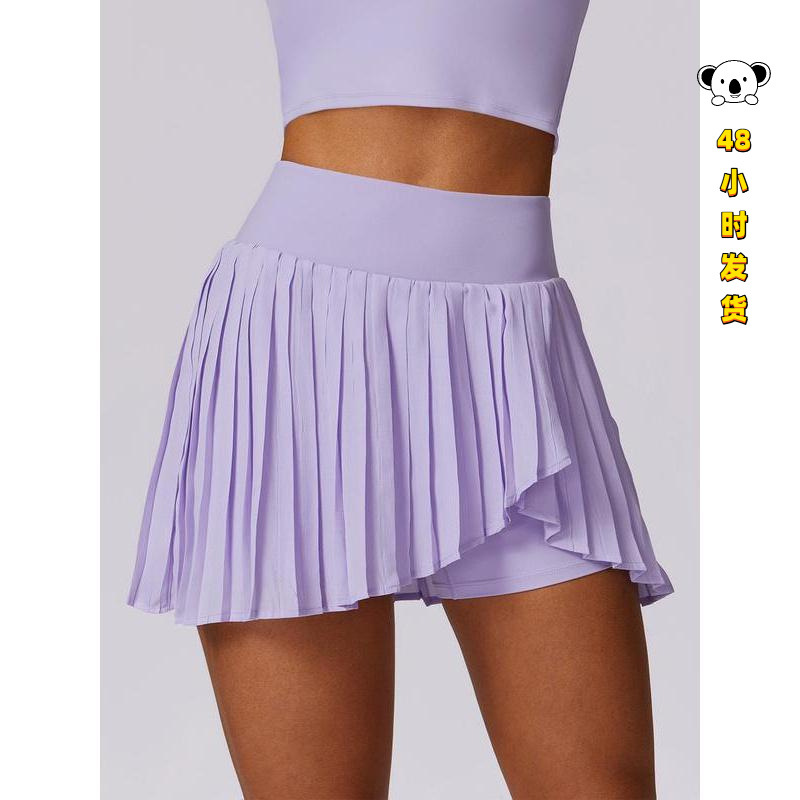 P 18780 Pleated Quick Dry Skirt Shorts Pleated sports skirt