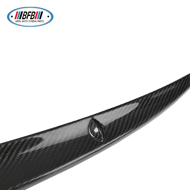 100% Real Carbon Fiber Rear Spoiler Wing - For Tesla Model Y - Dry Carbon Fiber Tail Wing Trunk Spoiler