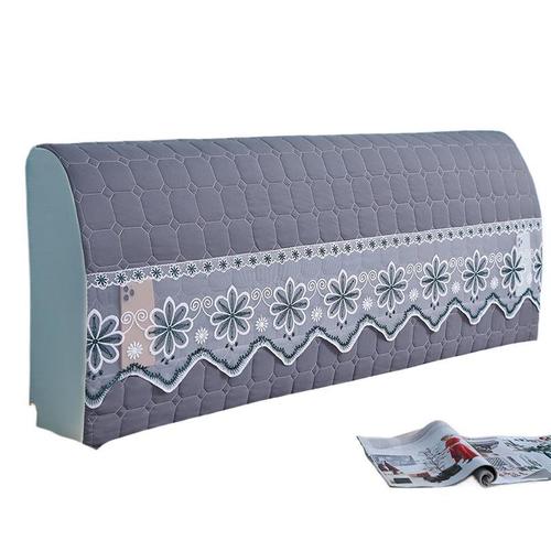 Bedside Canopy Full Package Thick Simple Modern Soft Upholstered European Arc Shaped Dustproof Armrest