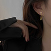 Chain, small design asymmetrical earrings, 2022 collection, European style, simple and elegant design, trend of season