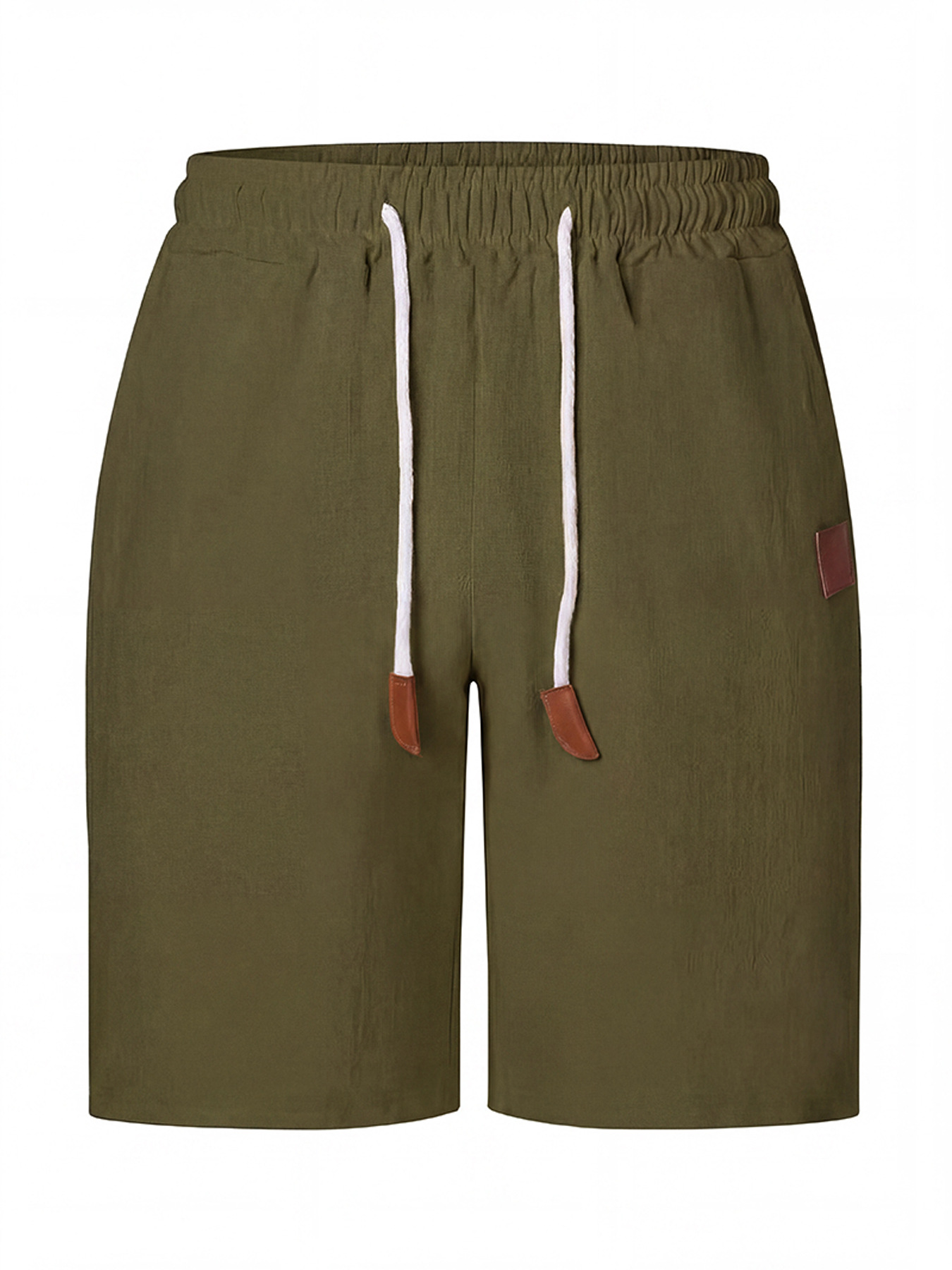 Heren linnen strandshorts in rechte pasvorm voor de zomer_voghion.com
