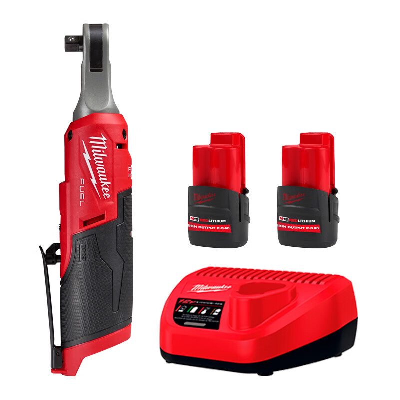 Mivochi Mivochi M12 FIR3/8-252B Llave de trinquete recargable sin escobillas 3 / 8 (dos cargas eléctricas y una carga)