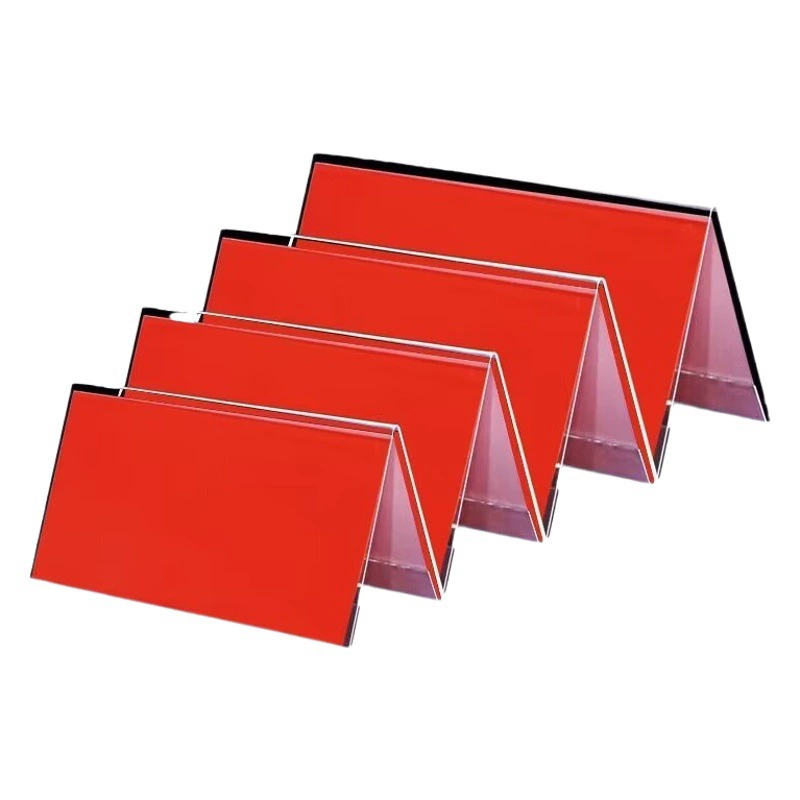 Бирка с именем студента, треугольная настольная карта, прозрачная двусторонняя карточка для конференций, карточка для настольного дисплея, карточка для сиденья, оптовая продажа