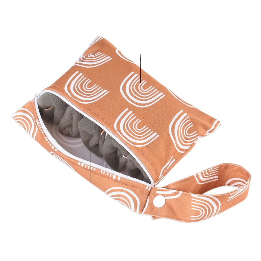 Винтажная гигиеническая прокладка с бамбуковым углем, моющаяся Послеродовая прокладка для ухода, 6 шт., Костюм из крафт-бумаги, трансграничный, в наличии