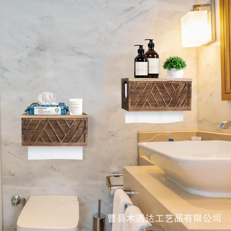 Vintage Wooden Wall Hanging Paper Box Bathroom Wall Face Towel Paper Tissue Dispenser Solid Wood Restaurant Napkin Paper Box Vintage Wooden Wall Hanging Paper Box Bathroom Wall Face Towel Paper Tissue Dispenser Solid Wood Restaurant Napkin Paper Box
