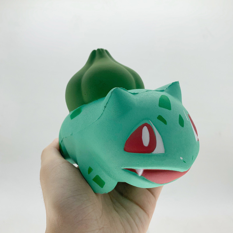 Squishyクロスボーダー新型イミテーションパン食游び可爱いピカチュウ発散押し出しpuスロースプリングおもちゃ|undefined