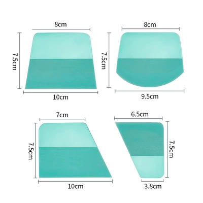 Car cleaning tools, car film tool transparent film - special-shaped-combination-scraper