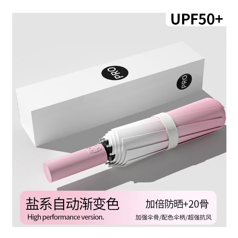 Umbrellas de sal, sombrillas automáticas, sombrillas plegables, sombrillas automáticas grandes anti-ultravioleta, sombrillas de doble propósito